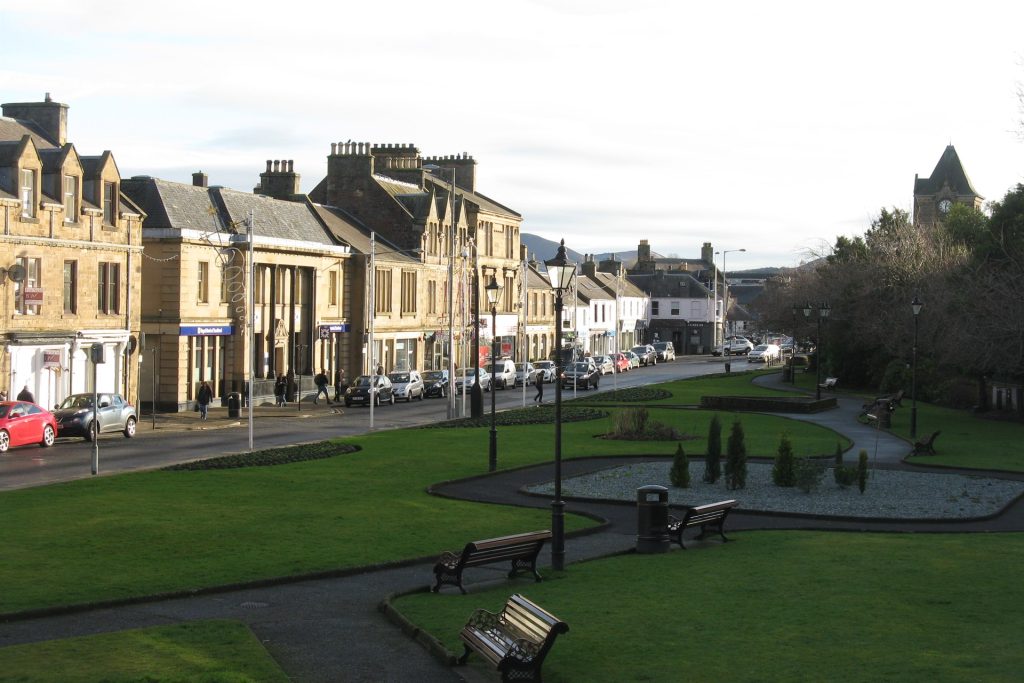 Bank Street Gardens, Galashiels